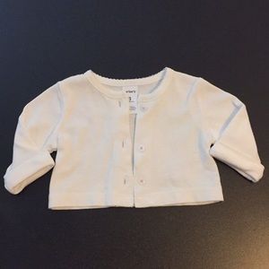Carter's | White Cardigan | 3 Months